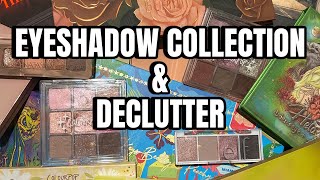 Eyeshadow Palette Collection amp Declutter  2024 [upl. by Yelac]