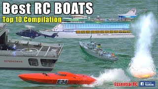 BEST TOP 10 Radio Controlled RC SHIPS and BOATS [upl. by Ariahs]