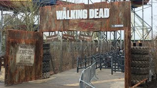 The Walking Dead The Ride Review  THORPE PARK [upl. by Yhtomit]