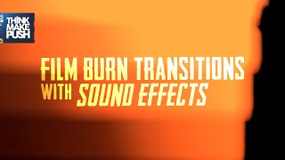 Film Burn Transitions with SOUND EFFECTS like Gawx Art [upl. by Gladine]