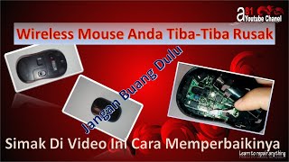 cara memperbaiki mouse wireless logitech [upl. by Tana854]