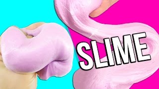 HAZ SLIME ESPONJOSO SIN BORAX  DIY FLUFFY SLIME  Tutoriales Belen [upl. by Haleemaj]