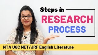 Steps in Research Process Quickest amp Easiest Explanation UGC NET [upl. by Klemm848]