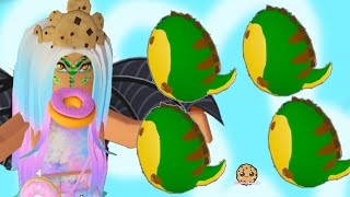 Buying New Fossil Egg Pets Adopt Me Dino Update Roblox Game Video [upl. by Natlus74]