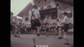 Bavarian Dance in Lederhosen 1970s  Film 1012060 [upl. by Silbahc]