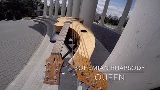 Bohemian Rhapsody  Queen  Harp Guitar Cover  Jamie Dupuis [upl. by Lyudmila]