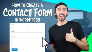 How to Create a Contact Form in WordPress  For FREE [upl. by Naaman]