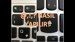 işareti Alt tire soru işaretiÜnlem işareti nasıl yapılır [upl. by Leelaj881]