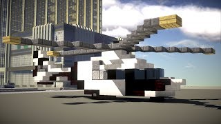 Minecraft Airbus Helicopters H160 Tutorial [upl. by Arotal]