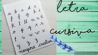 CÓMO ESCRIBIR EN LETRA CURSIVA [upl. by Nnylylloh901]