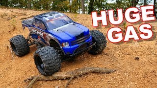 HUGE Gas RC Monster Truck 15 Scale Giant  Redcat Racing Rampage XT  TheRcSaylors [upl. by Pennie737]