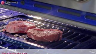 LG Range  How to Use the Broiler Feature [upl. by Dowski]