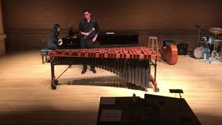 Concertino for Marimba by Paul Creston Movement 1 [upl. by Accissej]