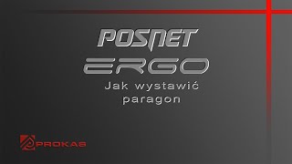 Kasa fiskalna Posnet Ergo online  jak wystawić paragon [upl. by Ardnas]