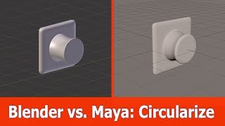 Blender vs Maya  Circularize [upl. by Middleton339]