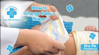 Ask a Pedia  How to Change Babys Diapers [upl. by Yhtorod147]