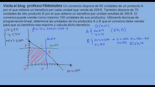 PROGRAMACION LINEAL TRUCOS ejercicios resueltos 01c [upl. by Salisbarry]