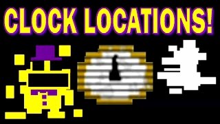 CLOCK ENDING amp SECRET BOSS LOCATION GUIDE  FNAF World [upl. by Suirauqram]