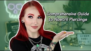 Comprehensive Guide to Nostril Piercings [upl. by Ellienad269]