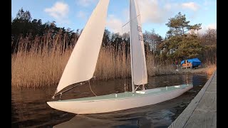 Modern 12mR scale RC yacht sailing [upl. by Bohannon]