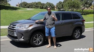 2018 Toyota Highlander XLE AWD Test Drive Video Review [upl. by Ynnig]