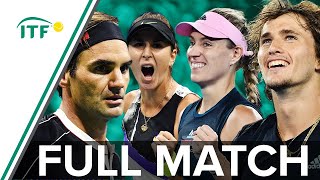 ZverevKerber v FedererBencic  Germany v Switzerland  Full Match  Hopman Cup Final 2019  ITF [upl. by Ynobe21]