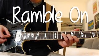 How to Play quotRamble Onquot by Led Zeppelin EASY On Guitar [upl. by Vincent254]