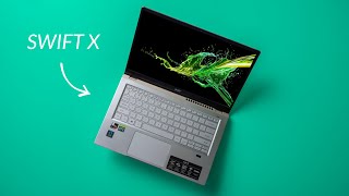 The Perfect Laptop for Students  Acer Swift X Review [upl. by Allsun]