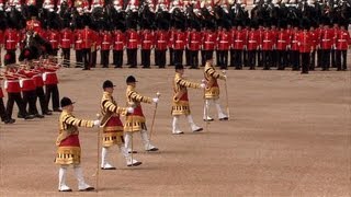 Trooping the colour 2012 Les Huguenots [upl. by Hartmunn]