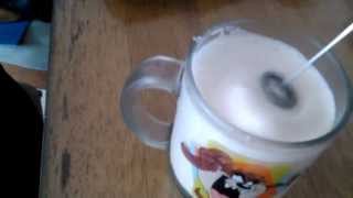 Aerolatte Review Frothing Cold Milk In Under 1 Minute [upl. by Knoll182]