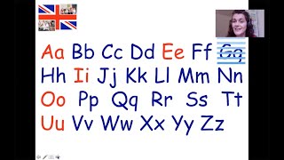 🇬🇧 Alphabet  Lesson 1  beginner English A1 [upl. by Sibley]