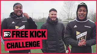 CHUNKZ amp YUNG FILLY VS F2s BILLY  FREE KICK CHALLENGE [upl. by Eislrahc]