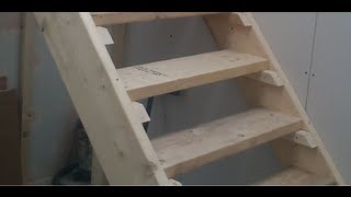 How to build Stairs Easy steps DIY staircase [upl. by Annairol]