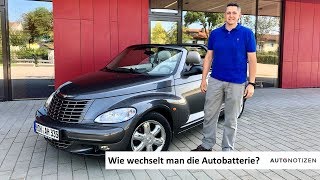 Autobatterie wechseln Andi schraubt am Auto Folge 1 [upl. by Barker]