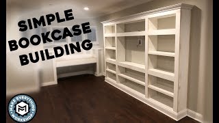 Building A Simple Book Case Woodworking How To [upl. by Nnadroj]