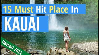 Kauai 2022  Kauai Hawaii Travel Guide  Best Places To visit [upl. by Doralynne401]